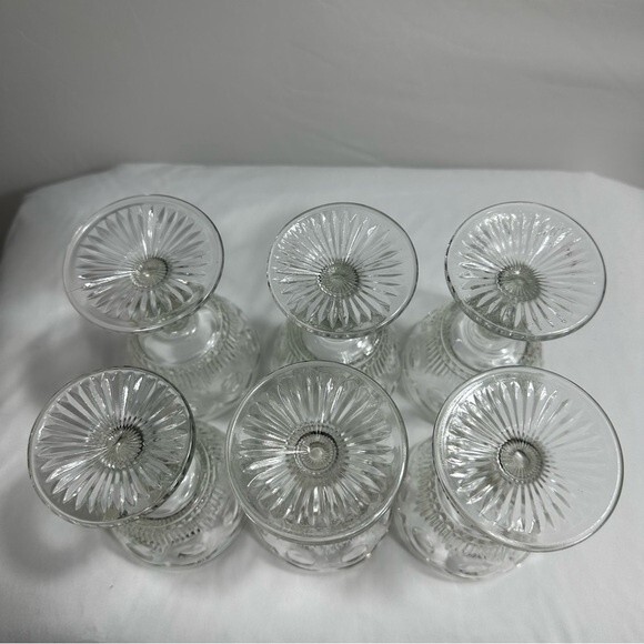 Vintage Bartlett Collins Cocktail Clean Goblets Set of 6. 4.75 inch. - Picture 4 of 10